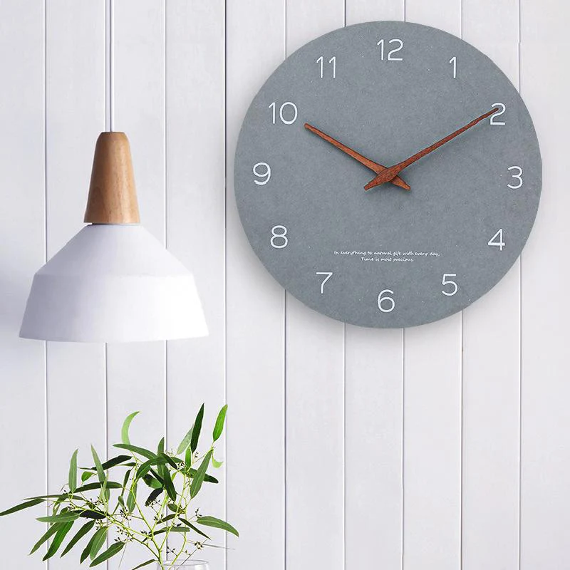 12 Inches Wall Clock Nordic Mute Pointer Wall Clock Circle Walnut Material Home Decora Living Room Wall Hanging часы настенные
12 Inches Wall Clock Nordic Mute Pointer Wall Clock Circle Walnut Material Home Decora Living Room Wall Hanging часы настенные