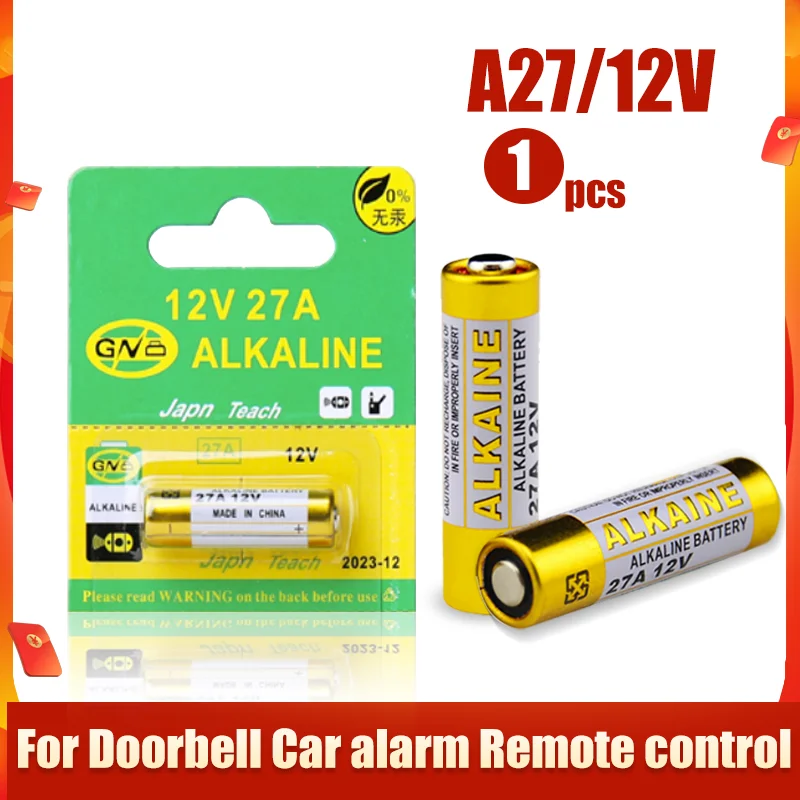 Щелочная батарея G27A MN27 MS27 GP27A A27 L828 V27GA ALK27A A27BP K27A VR27 R27A для пульта дистанционного