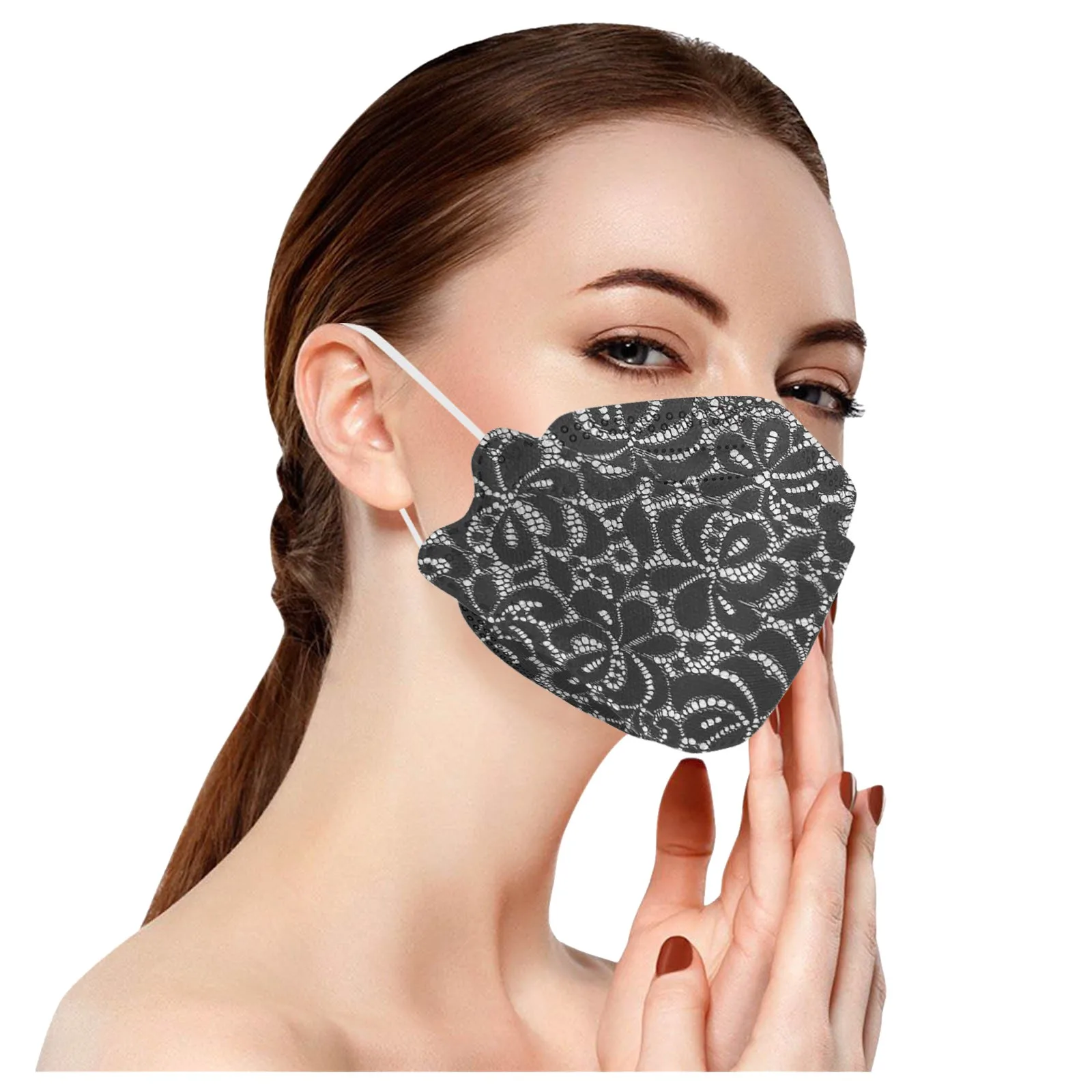 50PCS Masks Adults Daily Beautiful Lace Prints 4-Layer Mask Breathable Outdoor Cycling Disposable Face Mask Halloween Cosplay
50PCS Masks Adults Daily Beautiful Lace Prints 4-Layer Mask Breathable Outdoor Cycling Disposable Face Mask Halloween Cosplay