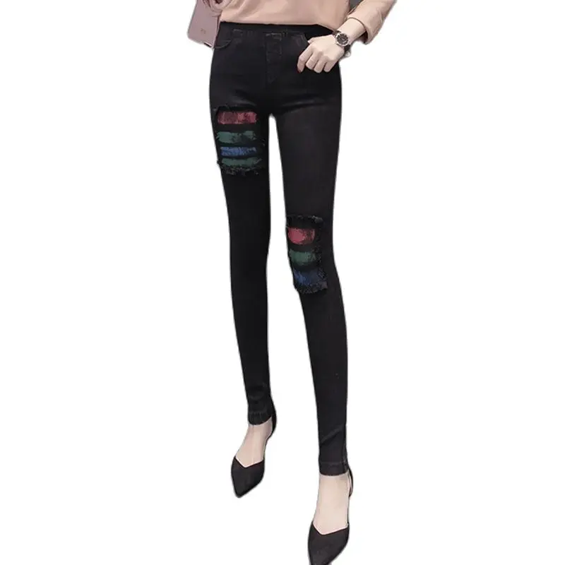 2021New spring and autumn trend high waist casual black leggings slimming pencil feet pants ladies 383
2021New spring and autumn trend high waist casual black leggings slimming pencil feet pants ladies 383