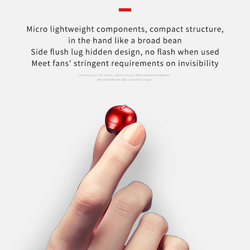 X20 Tws True In-Ear Waterproof Earphones Mini Earbuds Wireless Bluetooth Outdoor Sport Headset
X20 Tws True In-Ear Waterproof Earphones Mini Earbuds Wireless Bluetooth Outdoor Sport Headset