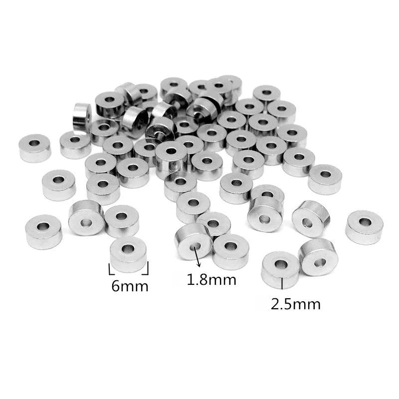 20pcs Stainless Steel Round Shape Through Hole Beads Spacer Beads For DIY Bracelet/Necklace Jewelry Making Accessories Wholesale
20pcs Stainless Steel Round Shape Through Hole Beads Spacer Beads For DIY Bracelet/Necklace Jewelry Making Accessories Wholesale