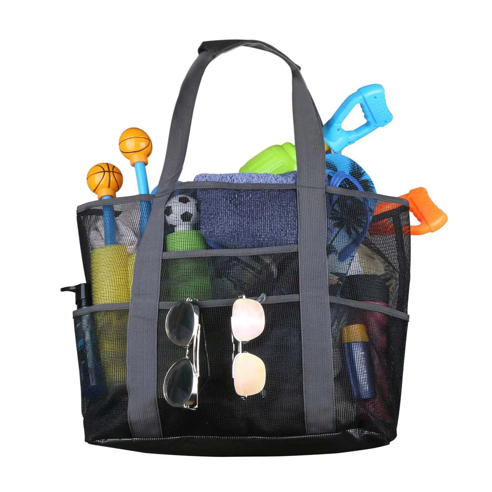 Large Capacity Mesh Bag Breathable Multiple Pockets Mesh Storage Bag For Beach Picnic Travel Bag Tote Storage Pouch Handbag
Large Capacity Mesh Bag Breathable Multiple Pockets Mesh Storage Bag For Beach Picnic Travel Bag Tote Storage Pouch Handbag