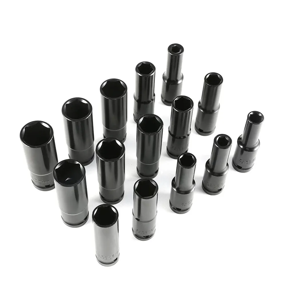 1/2" Drive Electric Impact Wrench Hexs Socket Head Set Kit 8~22mm Black Socket Key For Socket Wrench Set Tool
1/2" Drive Electric Impact Wrench Hexs Socket Head Set Kit 8~22mm Black Socket Key For Socket Wrench Set Tool
