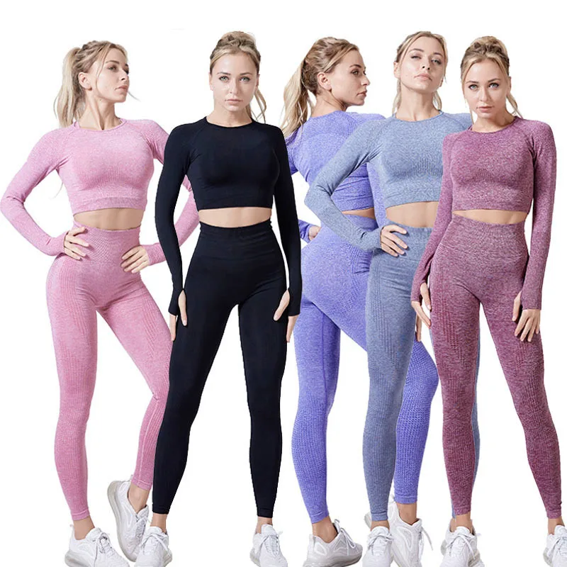 Ladies Yoga Wear Set Warm Breathable Long Sleeve Sports Fitness Wear Running Training High Waist Tight 2-Piece Set
Ladies Yoga Wear Set Warm Breathable Long Sleeve Sports Fitness Wear Running Training High Waist Tight 2-Piece Set