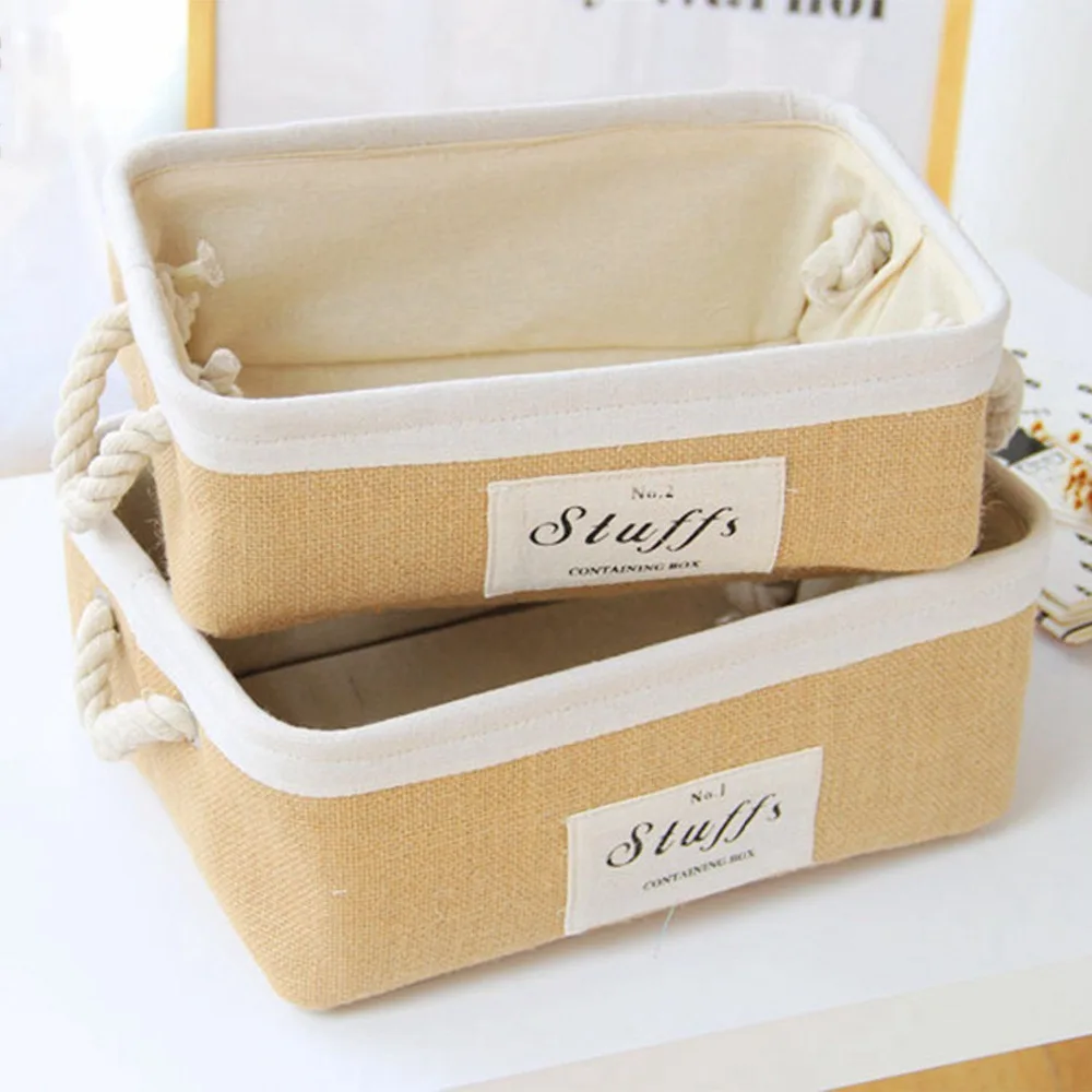 New Nordic Style Jute Storage Basket Desktop Stickers Stuffs Cotton Eva Rectangular Thickened Sundries Flowers Storage Basket 
New Nordic Style Jute Storage Basket Desktop Stickers Stuffs Cotton Eva Rectangular Thickened Sundries Flowers Storage Basket