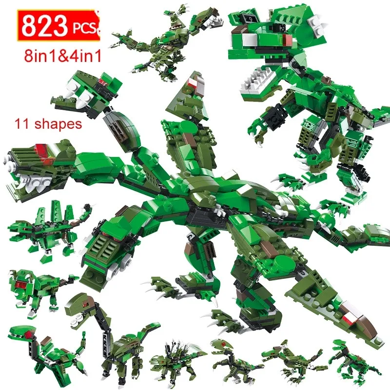 Jurassic World Dinosaur Building Blocks City DIY 11 Types Of Deformed Tyrannosaurus Triceratops Bricks 8in1 Toys For Boys Gifts
Jurassic World Dinosaur Building Blocks City DIY 11 Types Of Deformed Tyrannosaurus Triceratops Bricks 8in1 Toys For Boys Gifts