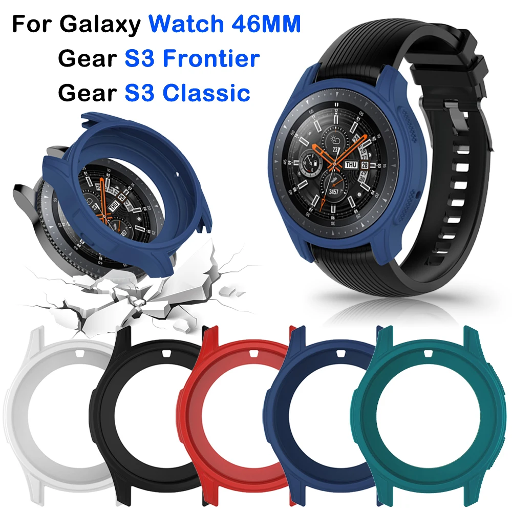 For Samsung Galaxy Watch 46mm Smart Watch Silicone Protective Sleeve Protective Shell Cover Case For Gear S3 Classic / Frontier
For Samsung Galaxy Watch 46mm Smart Watch Silicone Protective Sleeve Protective Shell Cover Case For Gear S3 Classic / Frontier