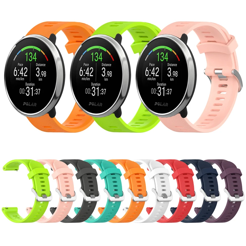 20 мм силиконовый браслет для POLAR IGNITE Garmin Venu GarminMove ремешок часов 645 часов/Garmin Vivoactive3