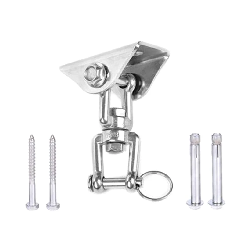 Swivel Load-Bearing Hook, Hammock Fixing Plate, Boxing Sandbag Hanging Chair Fixing Buckle, Swing Accessories 
Swivel Load-Bearing Hook, Hammock Fixing Plate, Boxing Sandbag Hanging Chair Fixing Buckle, Swing Accessories