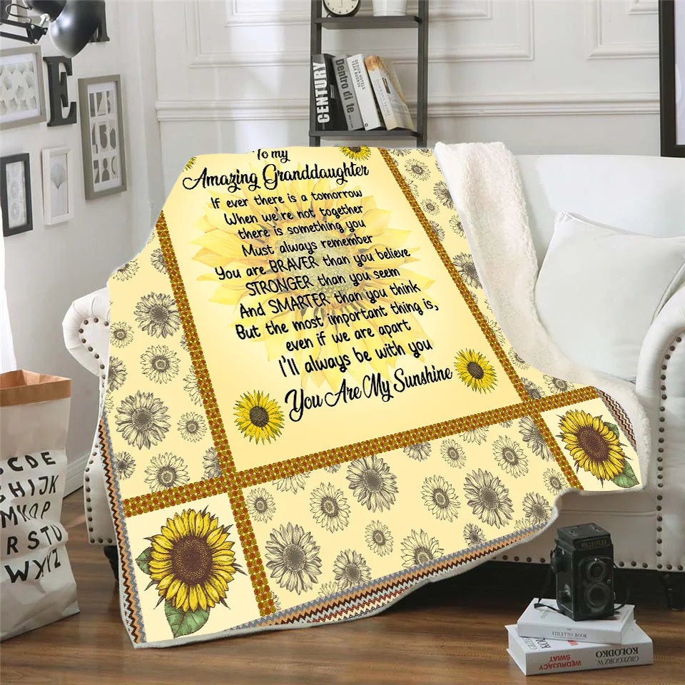 You Are My Sunahine 3d printed fleece blanket for Beds Hiking Picnic Thick Quilt Fashionable Bedspread Sherpa Throw Blanket
You Are My Sunahine 3d printed fleece blanket for Beds Hiking Picnic Thick Quilt Fashionable Bedspread Sherpa Throw Blanket