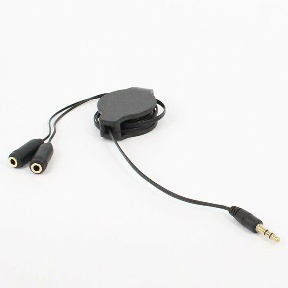 3.5mm Male to 2 Female Jack Plug Audio Stereo Splitter Cable Stretch Extender
3.5mm Male to 2 Female Jack Plug Audio Stereo Splitter Cable Stretch Extender