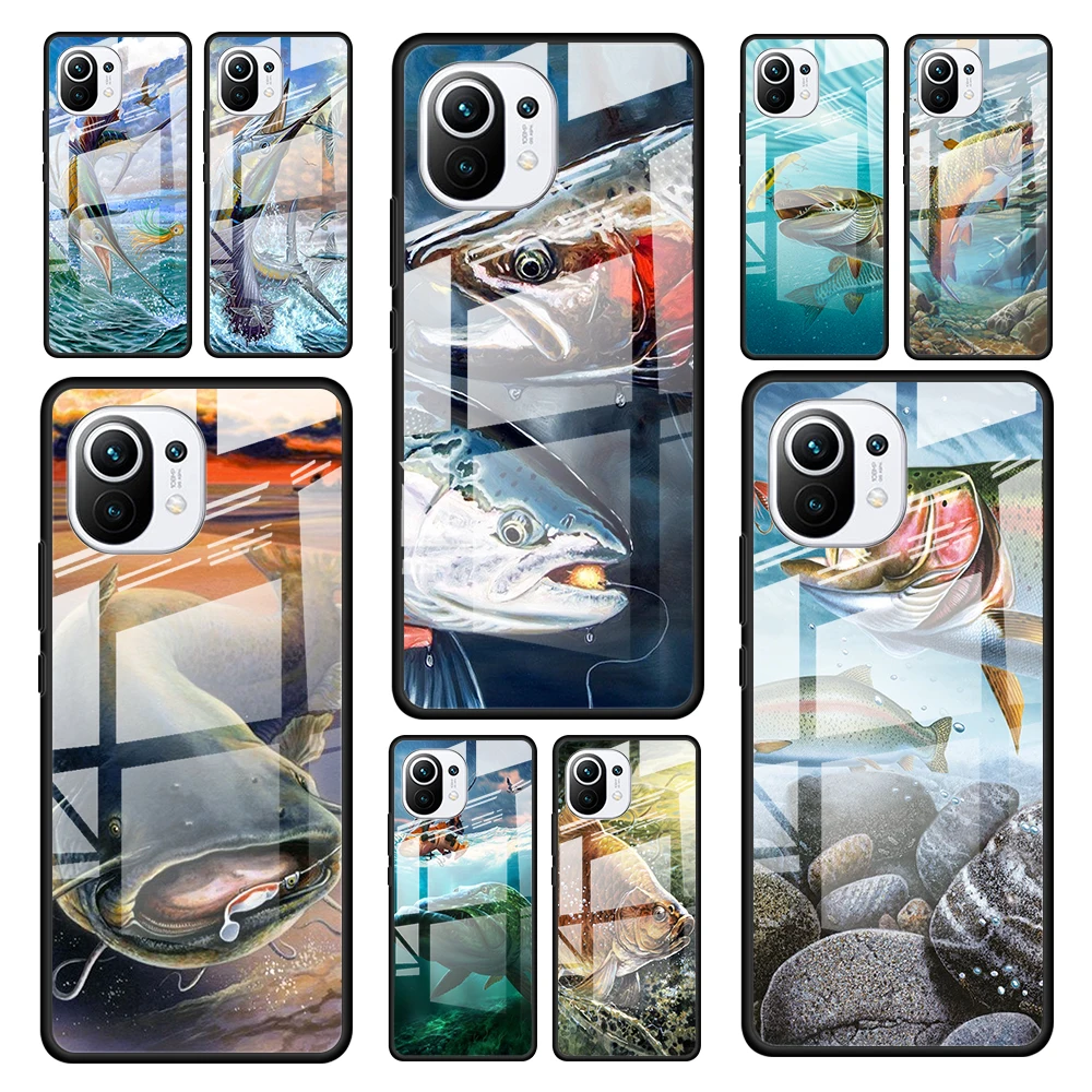 Trout Panel Fish Fishing for Xiaomi Mi 11 Ultra Lite 10T Note 10 9T Pro CC9 CC9E 5G Luxury Tempered Glass Phone Case Cover
Trout Panel Fish Fishing for Xiaomi Mi 11 Ultra Lite 10T Note 10 9T Pro CC9 CC9E 5G Luxury Tempered Glass Phone Case Cover