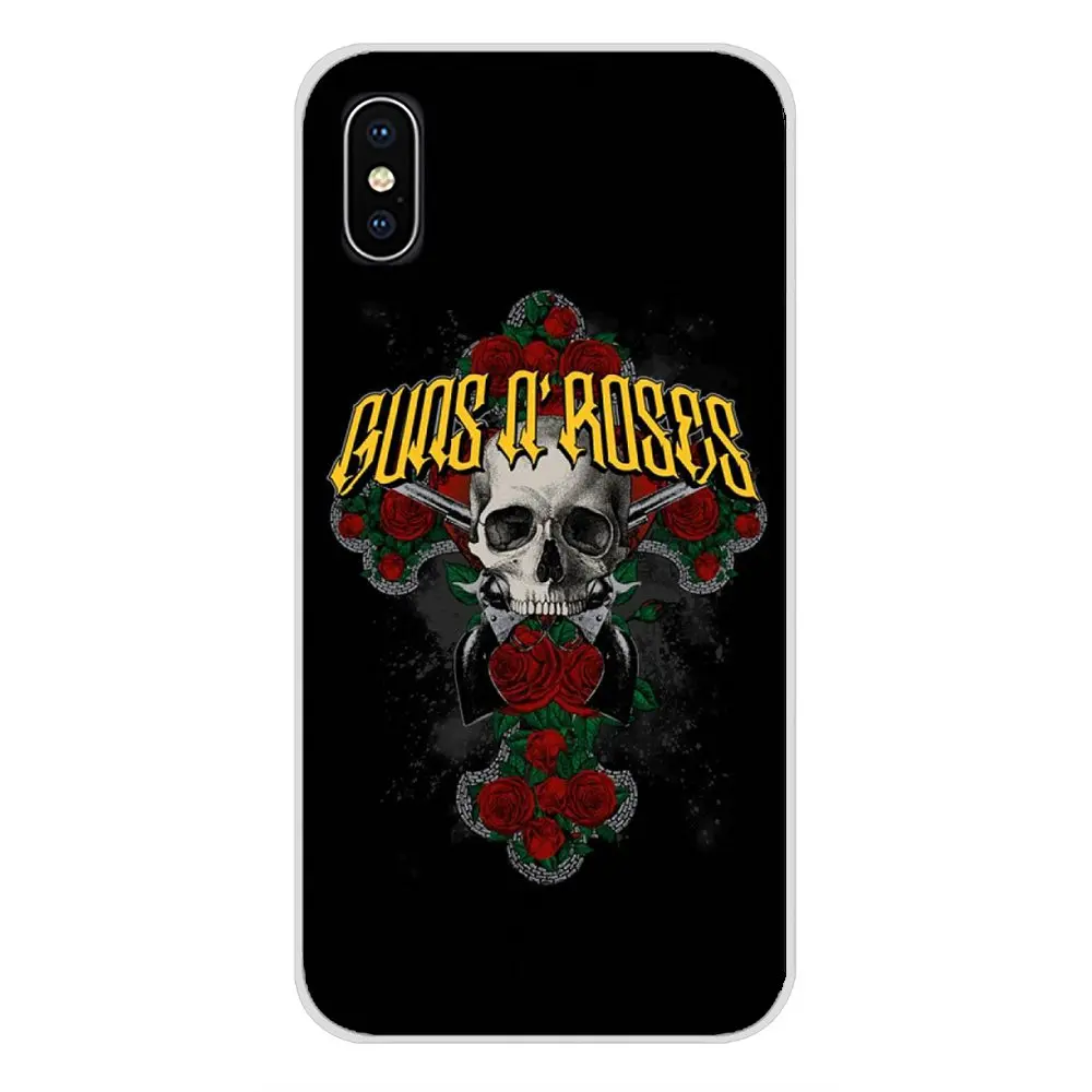 Силиконовый чехол для телефона рисунок Guns N Roses Samsung Galaxy J1 J2 J3 J4 J5 J6 J7 J8 Plus 2018 Prime 2015