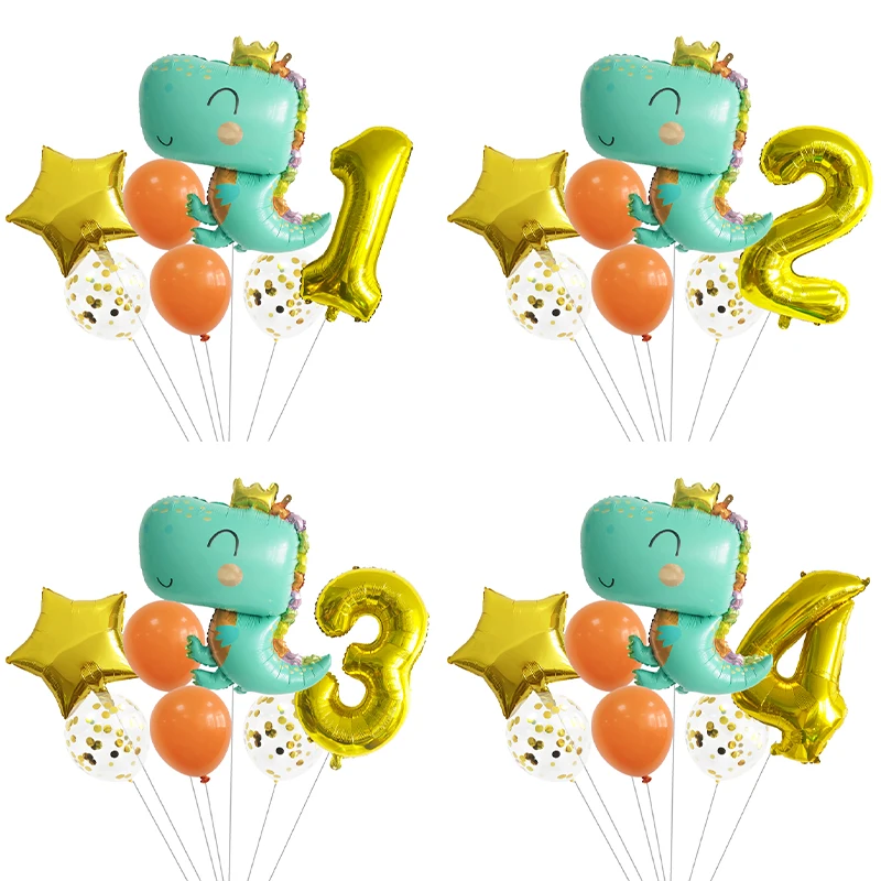 Cute Crown Large Dinosaur Foil Balloon Forest Party Theme Jungle Party Balloon Children's Birthday Party Decoration
Cute Crown Large Dinosaur Foil Balloon Forest Party Theme Jungle Party Balloon Children's Birthday Party Decoration