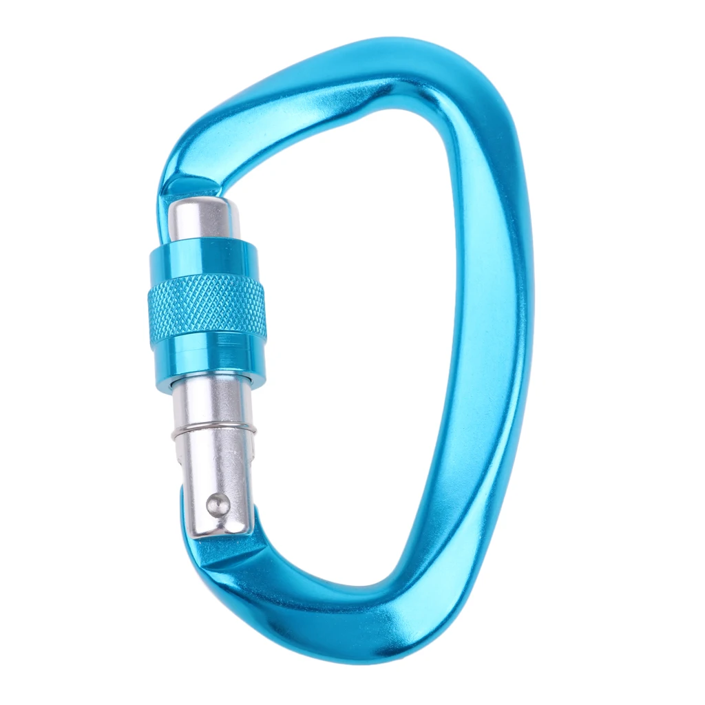 Carabiner Aluminum Screw Locking Spring Clip Hook Outdoor D Shaped Keychain Buckle for Camping, Hiking, Fishing
Carabiner Aluminum Screw Locking Spring Clip Hook Outdoor D Shaped Keychain Buckle for Camping, Hiking, Fishing