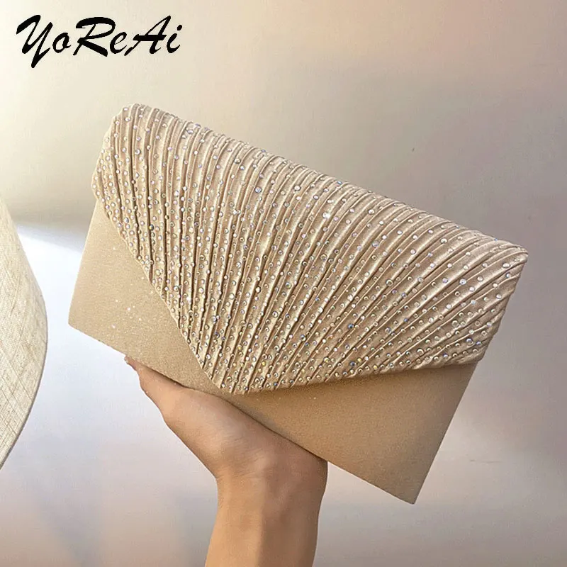 YoReAi Fashion Women Evening Bag Brand Party Banquet Glitter Pack For Ladies Wedding Clutches Handbag Shoulder Bags Chain New
YoReAi Fashion Women Evening Bag Brand Party Banquet Glitter Pack For Ladies Wedding Clutches Handbag Shoulder Bags Chain New