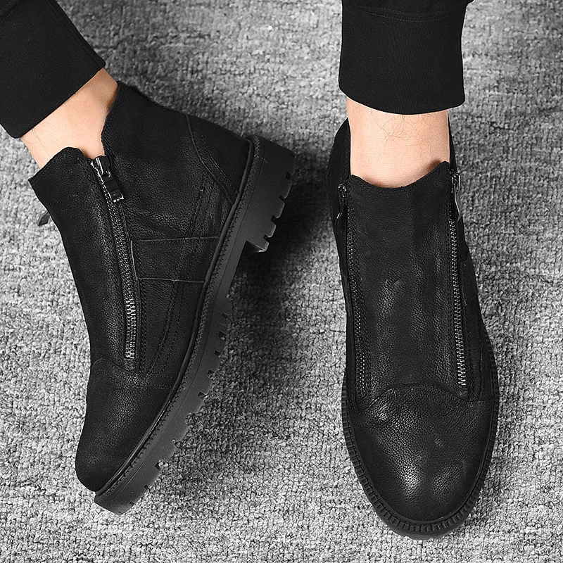 Casual Male Shoe Casual Sneaker Leisure Shoes Men Leather Boots Man Fashion Sneakers Causal For Mens Men's Flat Hot Sale
Casual Male Shoe Casual Sneaker Leisure Shoes Men Leather Boots Man Fashion Sneakers Causal For Mens Men's Flat Hot Sale