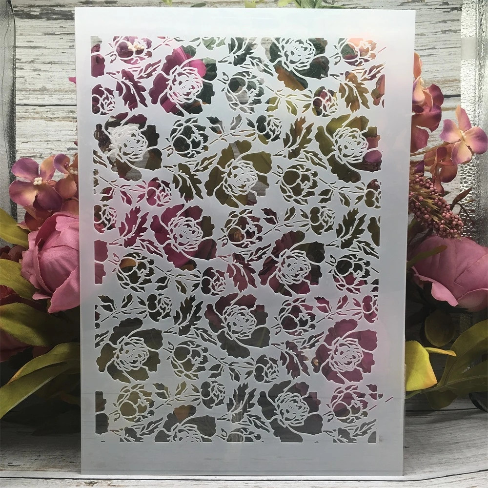 A4 29cm Big Flowers Texture DIY Layering Stencils Wall Painting Scrapbook Coloring Embossing Album Decorative Template
A4 29cm Big Flowers Texture DIY Layering Stencils Wall Painting Scrapbook Coloring Embossing Album Decorative Template