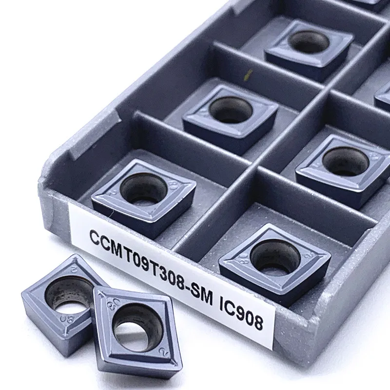 Набор токарных пластин, твердосплавные инструменты CCMT09T308 SM IC907, CCMT 09T308, 10 шт.
Набор токарных пластин, твердосплавные инструменты CCMT09T308 SM IC907, CCMT 09T308, 10 шт.