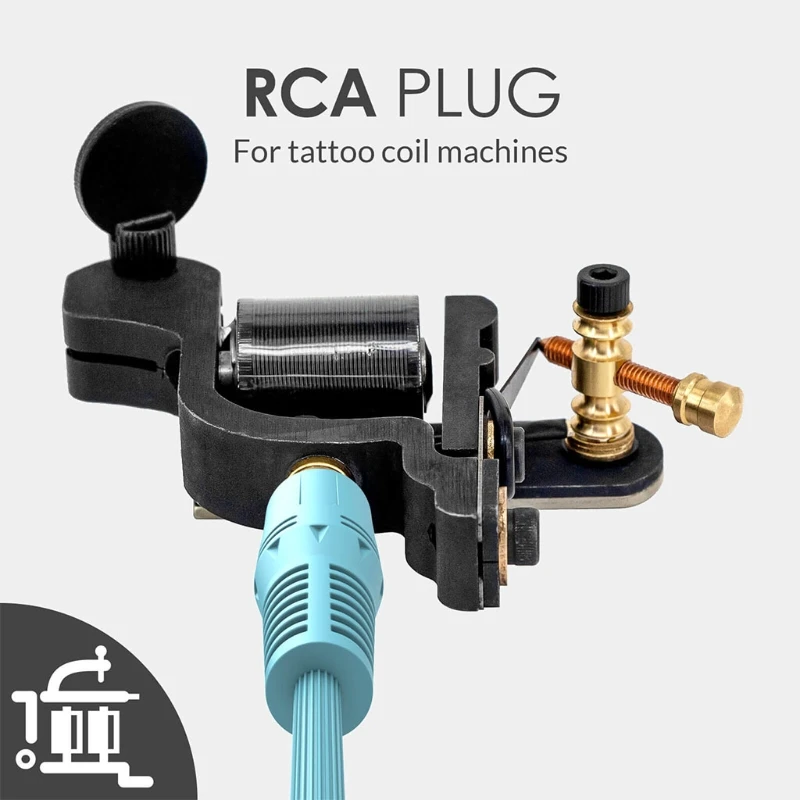 Silicone RCA Tattoo Clip Cord Tattoo Power line Tattoo Cable RCA Connector 6.5FT Plug for Tattoo Machine Parts Rotary Tattoo Mac
Silicone RCA Tattoo Clip Cord Tattoo Power line Tattoo Cable RCA Connector 6.5FT Plug for Tattoo Machine Parts Rotary Tattoo Mac
