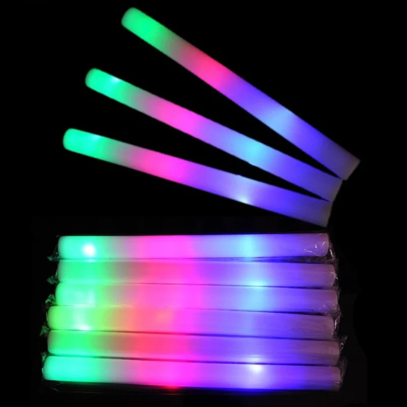 10pcs Multi Color LED sponge glow Stick ritium glow in dark party lights glowsticks shaking for wedding Party supplies
10pcs Multi Color LED sponge glow Stick ritium glow in dark party lights glowsticks shaking for wedding Party supplies