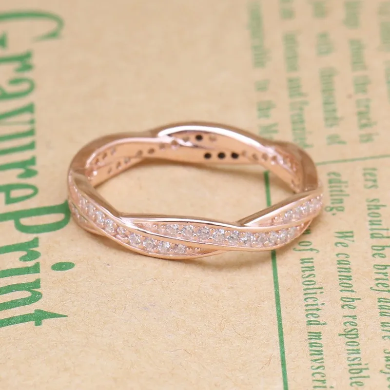 100% 925 Sterling Silver Pan Ring Creative Rose Gold Ring With Bright Braided Lines For Women Wedding Party Gift Fashion Jewelry
100% 925 Sterling Silver Pan Ring Creative Rose Gold Ring With Bright Braided Lines For Women Wedding Party Gift Fashion Jewelry