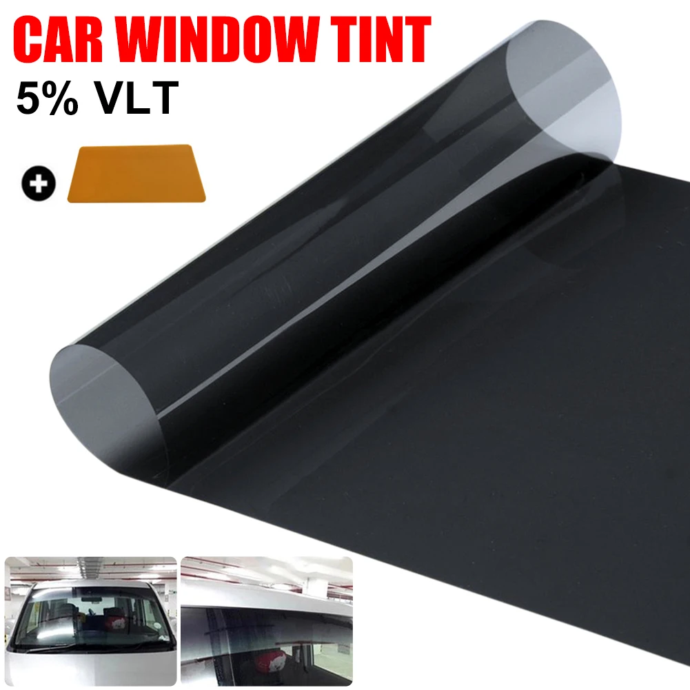 New 20x150cm Black Car Window Film Sun Protection Anti UV Windshield Tinting Film 5% Sunshade Sticker Car Home Window Glass
New 20x150cm Black Car Window Film Sun Protection Anti UV Windshield Tinting Film 5% Sunshade Sticker Car Home Window Glass