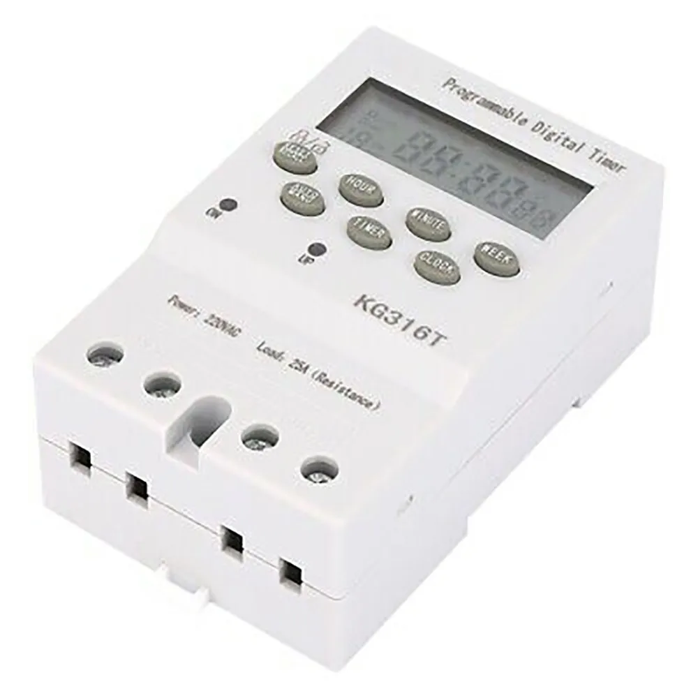 KG316T Time Control Switch Microcomputer New Programmable Timer Tool 1 Pcs Digital
KG316T Time Control Switch Microcomputer New Programmable Timer Tool 1 Pcs Digital
