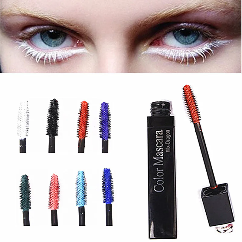 Color Mascara Waterproof Fast Dry Eyelashes Curling Lengthening Makeup Eye Lashes Blue Green Red Purple Black White Ink Mascara
Color Mascara Waterproof Fast Dry Eyelashes Curling Lengthening Makeup Eye Lashes Blue Green Red Purple Black White Ink Mascara