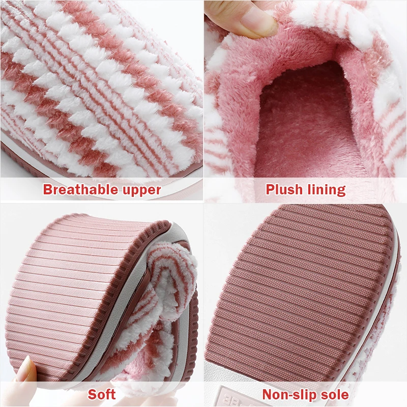 NEWDENBER Women Winter Home Slippers Shoes Indoor Bedroom Lovers Couples Floor Shoes Non-slip Soft Winter Warm House Slippers
NEWDENBER Women Winter Home Slippers Shoes Indoor Bedroom Lovers Couples Floor Shoes Non-slip Soft Winter Warm House Slippers