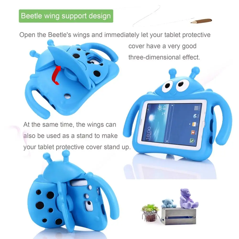 Детский безопасный стильная футболка с изображением персонажей видеоигр Жук чехол для Samsung Galaxy Tab 7,0 SM-T280 T285 T230 T110 T210 Tablet крышка для Samsung P3200 ...
Детский безопасный стильная футболка с изображением персонажей видеоигр Жук чехол для Samsung Galaxy Tab 7,0 SM-T280 T285 T230 T110 T210 Tablet крышка для Samsung P3200 ...