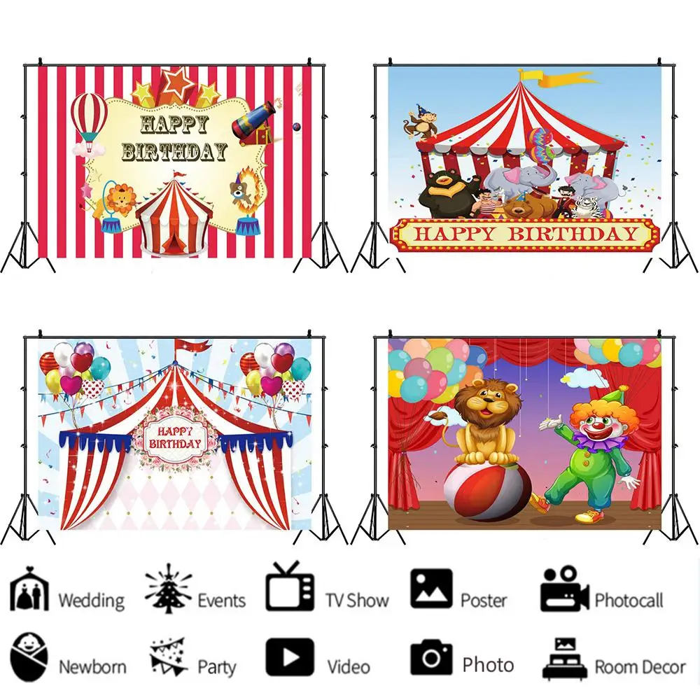 Счастливый Цирк милый клоун Лев животные фон Фотография Студия Декор 3D цифровой Фон
Счастливый Цирк милый клоун Лев животные фон Фотография Студия Декор 3D цифровой Фон