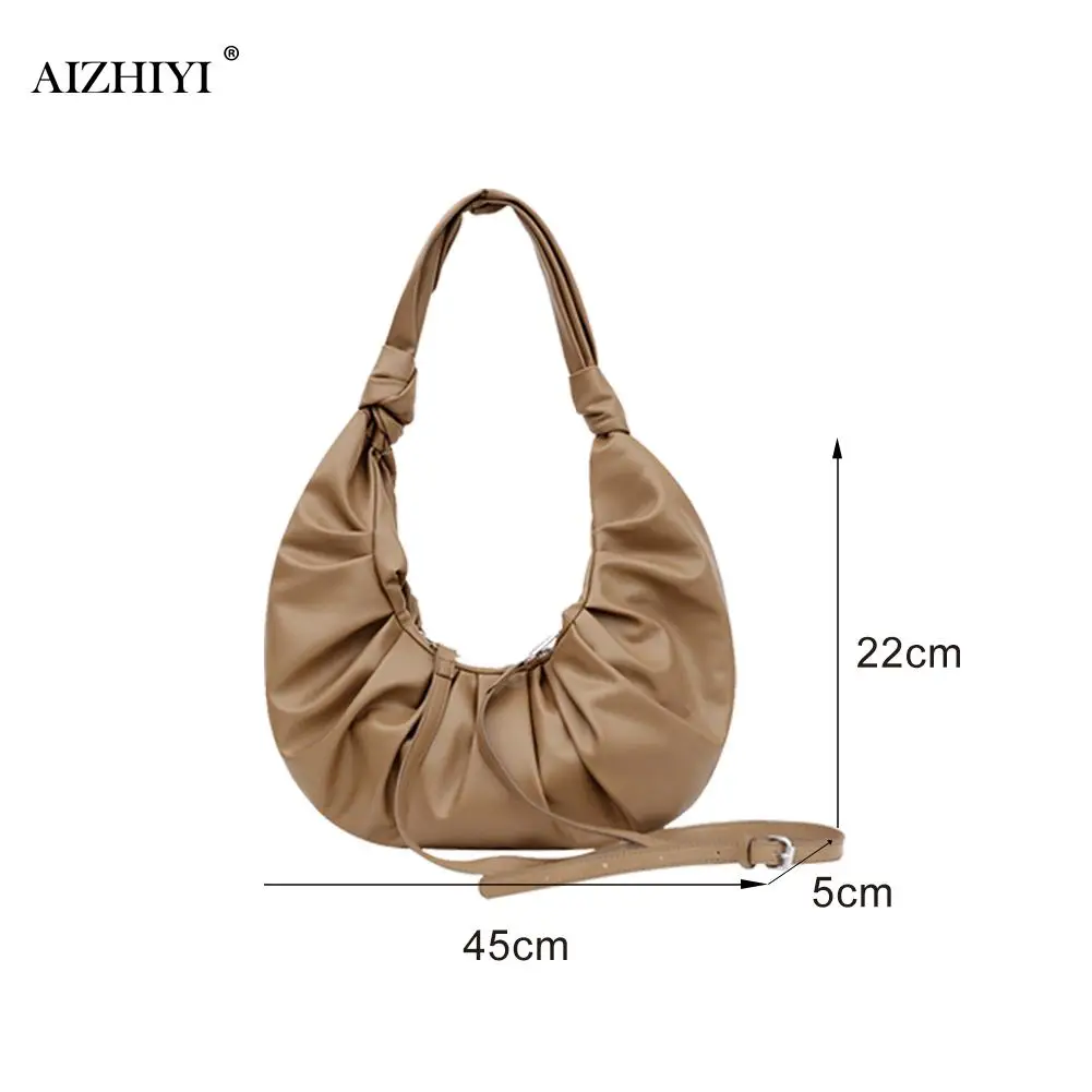 Fashion Pu Shoulder Bags For Women Soft Leather Handbags Retro Solid Color Underarm Bags Elegant Ladies Handbag Shoulder Bag
Fashion Pu Shoulder Bags For Women Soft Leather Handbags Retro Solid Color Underarm Bags Elegant Ladies Handbag Shoulder Bag