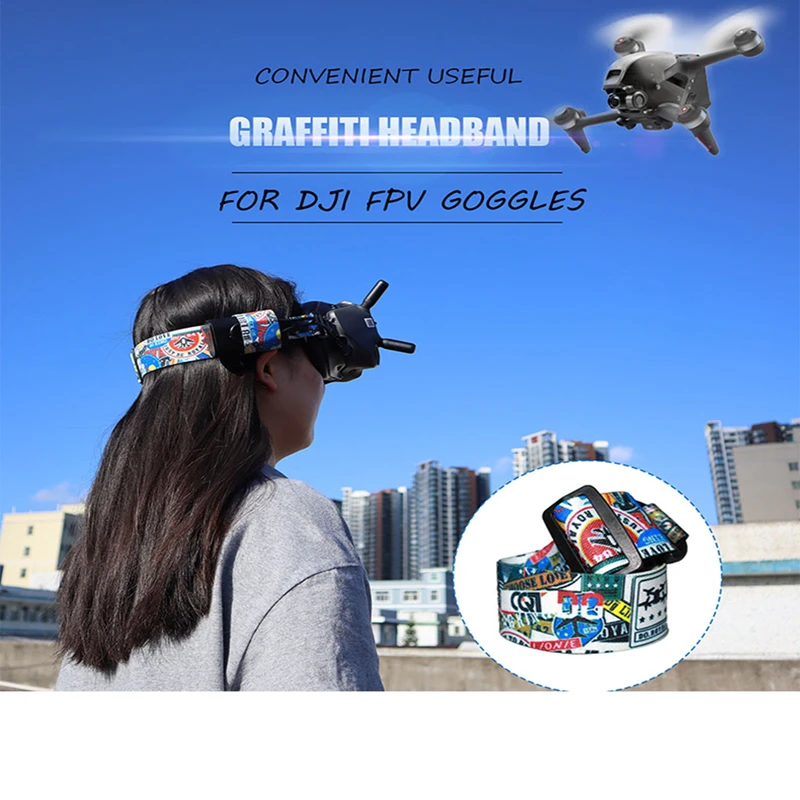 Suitable for DJI FPV flight video glasses V2 graffiti color headband fixed strap personalized drone accessories
Suitable for DJI FPV flight video glasses V2 graffiti color headband fixed strap personalized drone accessories