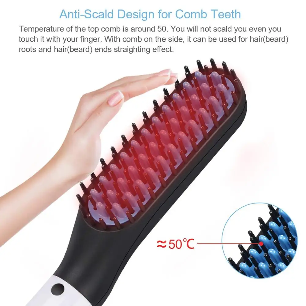 Straightening Comb Quick Hair Straightener Beard Comb Electric Heating Hair Brush Personal Care Straight Hair Comb Styling
Straightening Comb Quick Hair Straightener Beard Comb Electric Heating Hair Brush Personal Care Straight Hair Comb Styling