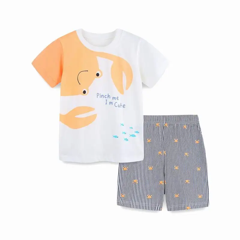 TUONXYE Summer Children's Clothes For Boy Cartoon Crab T Shirt+Pants Kids Short Sleeve Clothing Set Teens Sport Tracksuit
TUONXYE Summer Children's Clothes For Boy Cartoon Crab T Shirt+Pants Kids Short Sleeve Clothing Set Teens Sport Tracksuit