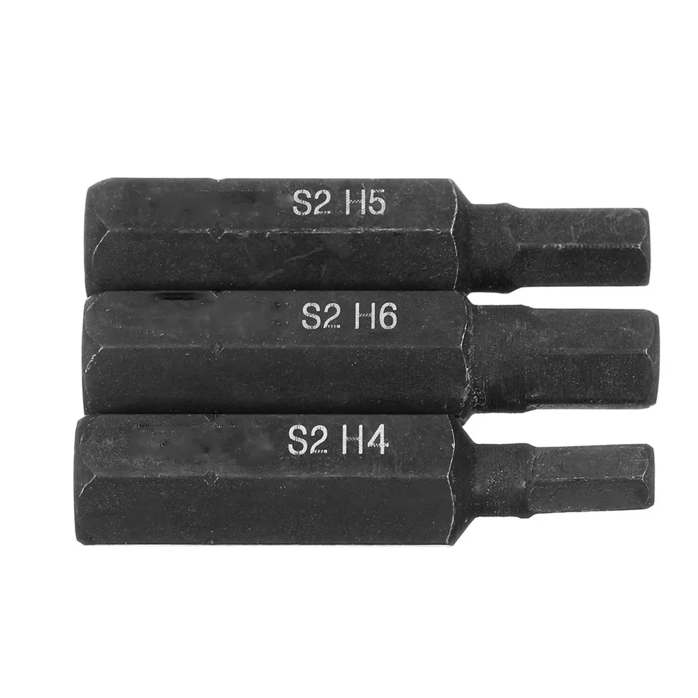 3pcs H4 H5 H6 Hexagon Impact Screwdriver Bits 8mm Hex Shank 36mm Hand Tools S2 Alloy Steel Suitable For Impact Driver Set
3pcs H4 H5 H6 Hexagon Impact Screwdriver Bits 8mm Hex Shank 36mm Hand Tools S2 Alloy Steel Suitable For Impact Driver Set