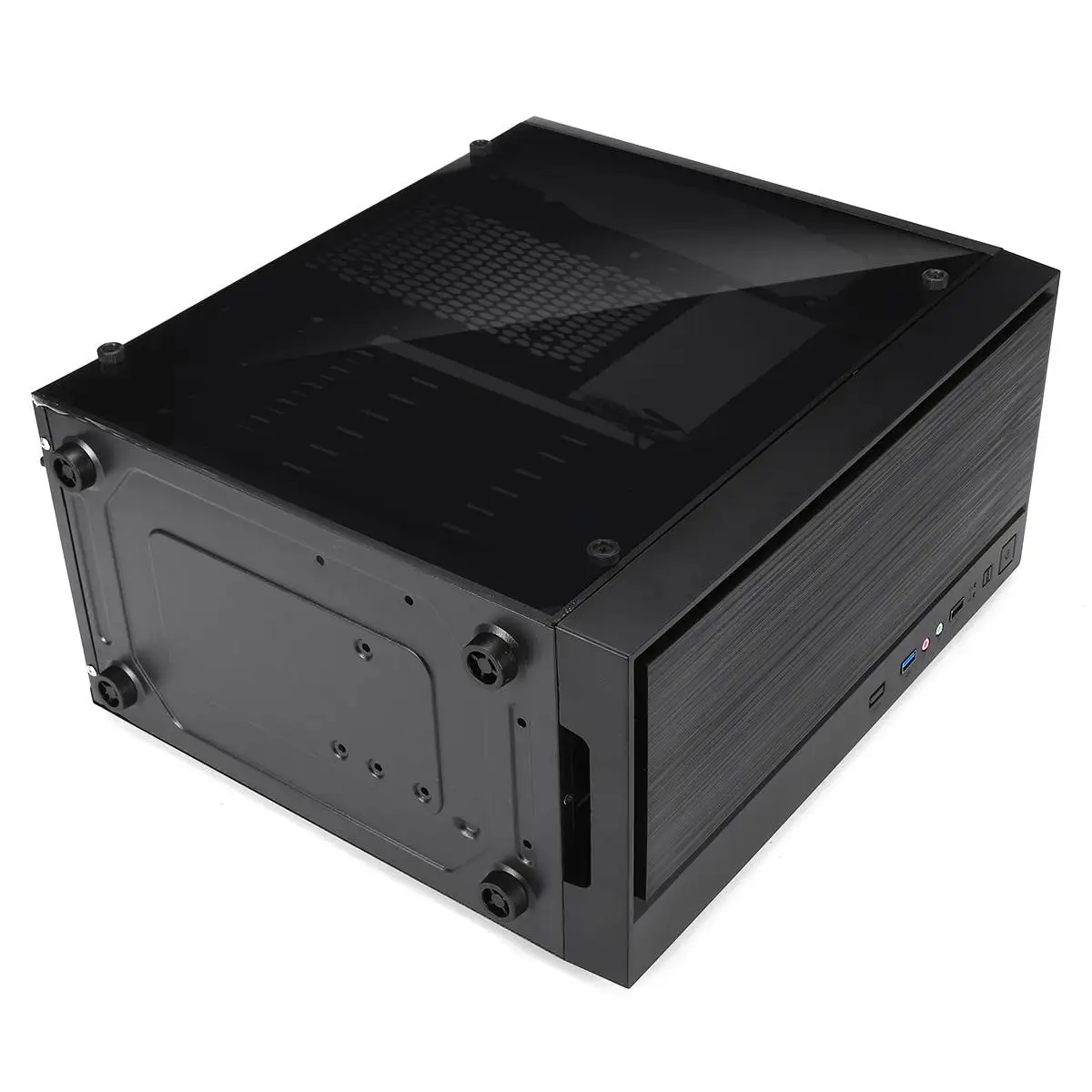 NEW Full Side Ventilation Cooling Computer Case USB3.0 Mini Case with Light Bar 1 Fan Position Side Through Panel PC Case
NEW Full Side Ventilation Cooling Computer Case USB3.0 Mini Case with Light Bar 1 Fan Position Side Through Panel PC Case