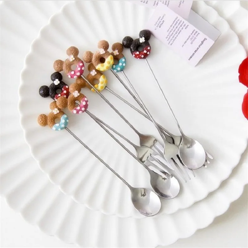 Cute cartoon doughnut stainless steel ice cream spoon household fruit fork spoon coffee spoon children's tableware spoon
Cute cartoon doughnut stainless steel ice cream spoon household fruit fork spoon coffee spoon children's tableware spoon