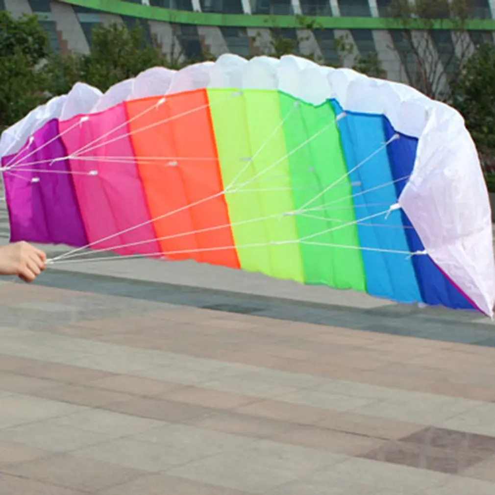 1.4/2/2.7m Rainbow Dual Line Kitesurfing Stunt Parachute Soft Parafoil Surfing Kite Sport Kite Large Outdoor Beach Flying Kite
1.4/2/2.7m Rainbow Dual Line Kitesurfing Stunt Parachute Soft Parafoil Surfing Kite Sport Kite Large Outdoor Beach Flying Kite