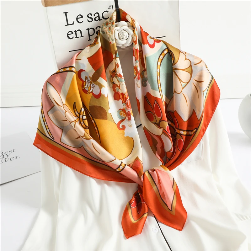 Design Print Shawl Women Neck Scarf Wrap Spring Silk Square Hijab Neckerchief Bandana Scarves Female Headband Echarpe
Design Print Shawl Women Neck Scarf Wrap Spring Silk Square Hijab Neckerchief Bandana Scarves Female Headband Echarpe