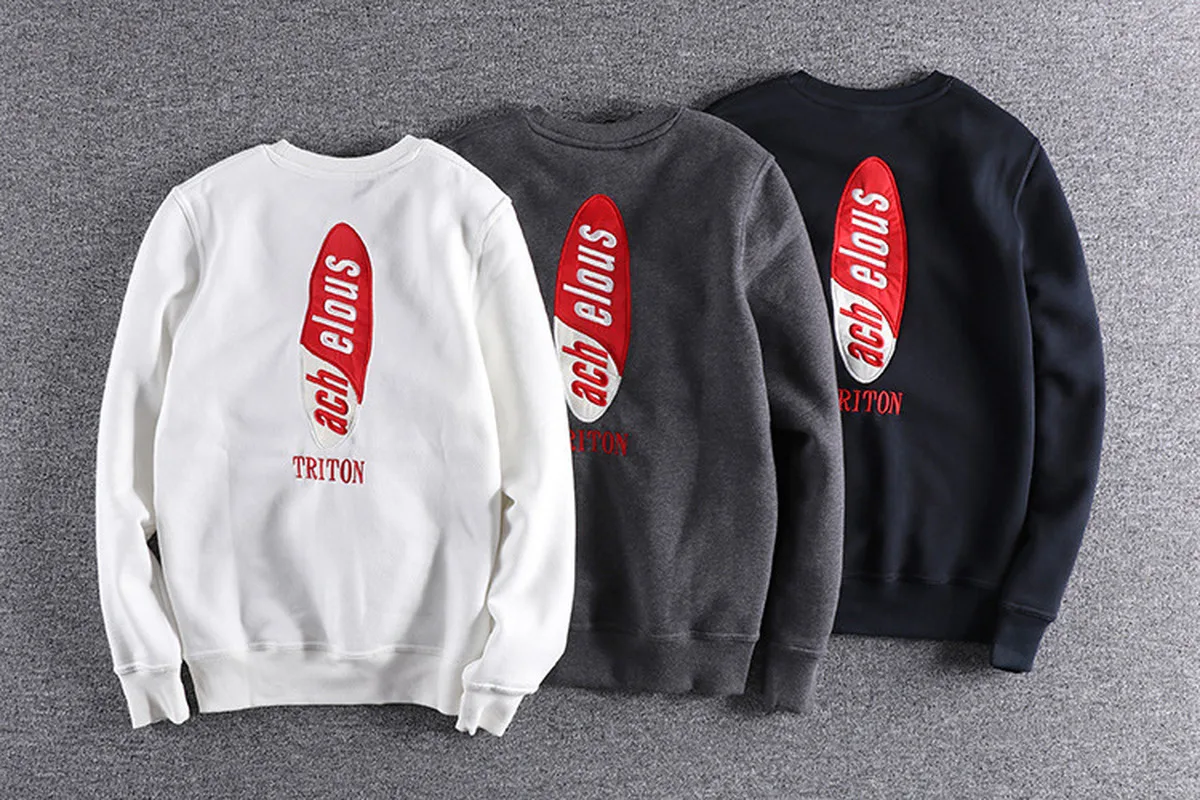 Winter new style plus velvet simple embroidery fleece hoodie all-match men's harajuku long sleeves crewneck sweatshirt
Winter new style plus velvet simple embroidery fleece hoodie all-match men's harajuku long sleeves crewneck sweatshirt