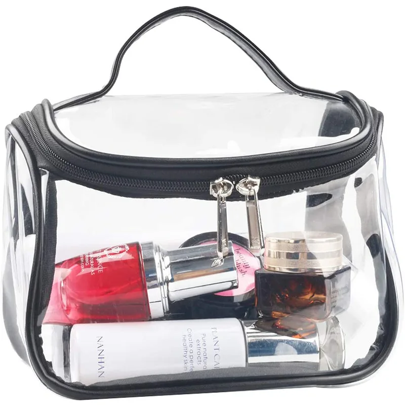 customized transparent cosmetic bag outdoor waterproof travel cosmetics storage bag Korean version PVC portable travel bag
customized transparent cosmetic bag outdoor waterproof travel cosmetics storage bag Korean version PVC portable travel bag