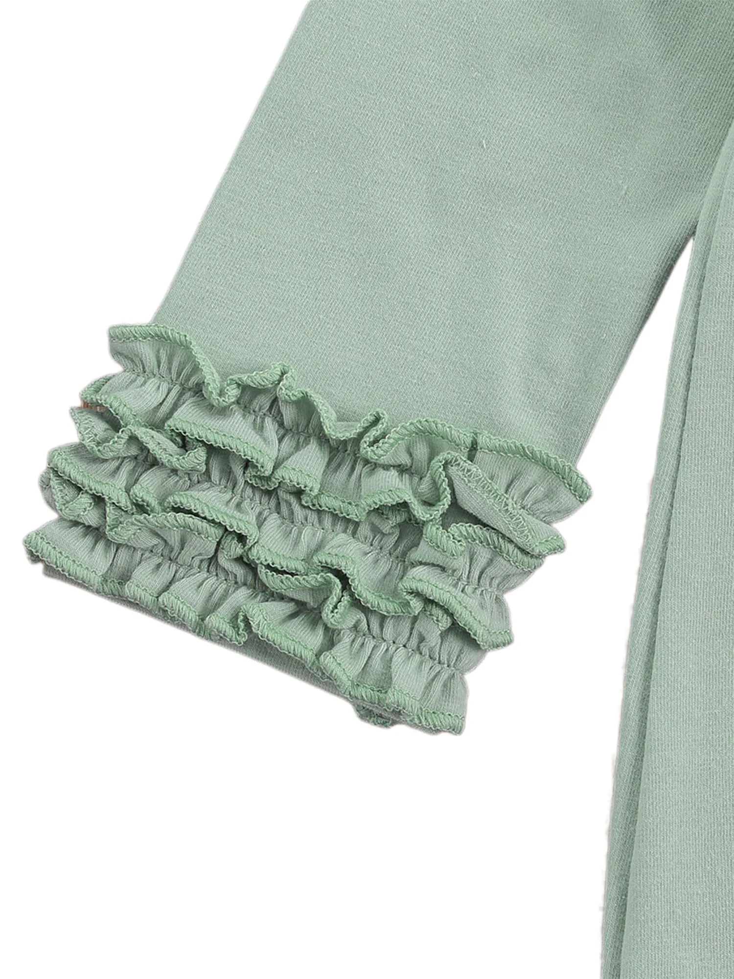 Baby's Jumpsuit Long Sleeve Round Neck Pleated Lace Sleeves with Bow Hairband
Baby's Jumpsuit Long Sleeve Round Neck Pleated Lace Sleeves with Bow Hairband