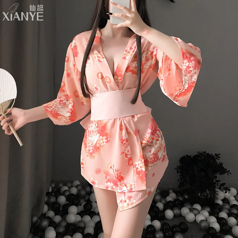 Yyds Sexy Funny Underwear Female Cherry Blossom Cat Kimono Pajamas Temptation Uniform Suit Exotic Suit
Yyds Sexy Funny Underwear Female Cherry Blossom Cat Kimono Pajamas Temptation Uniform Suit Exotic Suit