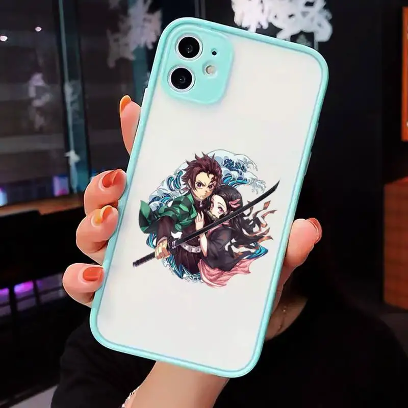 Anime Kimetsu no Yaiba cool Phone Case Matte Transparent for iPhone 7 8 11 12 s mini pro X XS XR MAX Plus cover funda
Anime Kimetsu no Yaiba cool Phone Case Matte Transparent for iPhone 7 8 11 12 s mini pro X XS XR MAX Plus cover funda