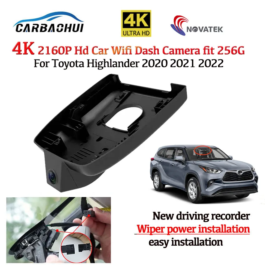 HD 4K 2160P Easy to install car DVR driving recorder Video Camera For Toyota Highlander 2018 2019 2020 2021 2022 night vision
HD 4K 2160P Easy to install car DVR driving recorder Video Camera For Toyota Highlander 2018 2019 2020 2021 2022 night vision