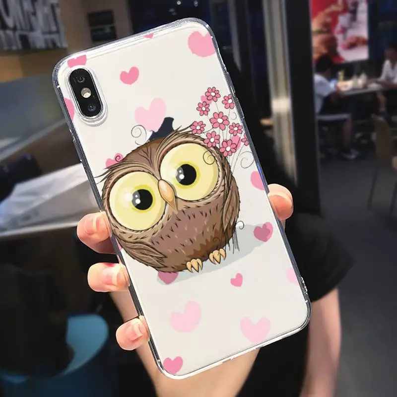 Cute Owl cartoon animal Phone Case Transparent soft For iphone 5 5s 5c se 6 6s 7 8 11 12 plus mini x xs xr pro max
Cute Owl cartoon animal Phone Case Transparent soft For iphone 5 5s 5c se 6 6s 7 8 11 12 plus mini x xs xr pro max