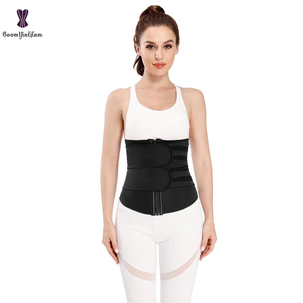 Elastic Sticker Two Straps Belts Neoprene Waist Trainer Cincher Black Sport Girdle Body Shapewear
Elastic Sticker Two Straps Belts Neoprene Waist Trainer Cincher Black Sport Girdle Body Shapewear